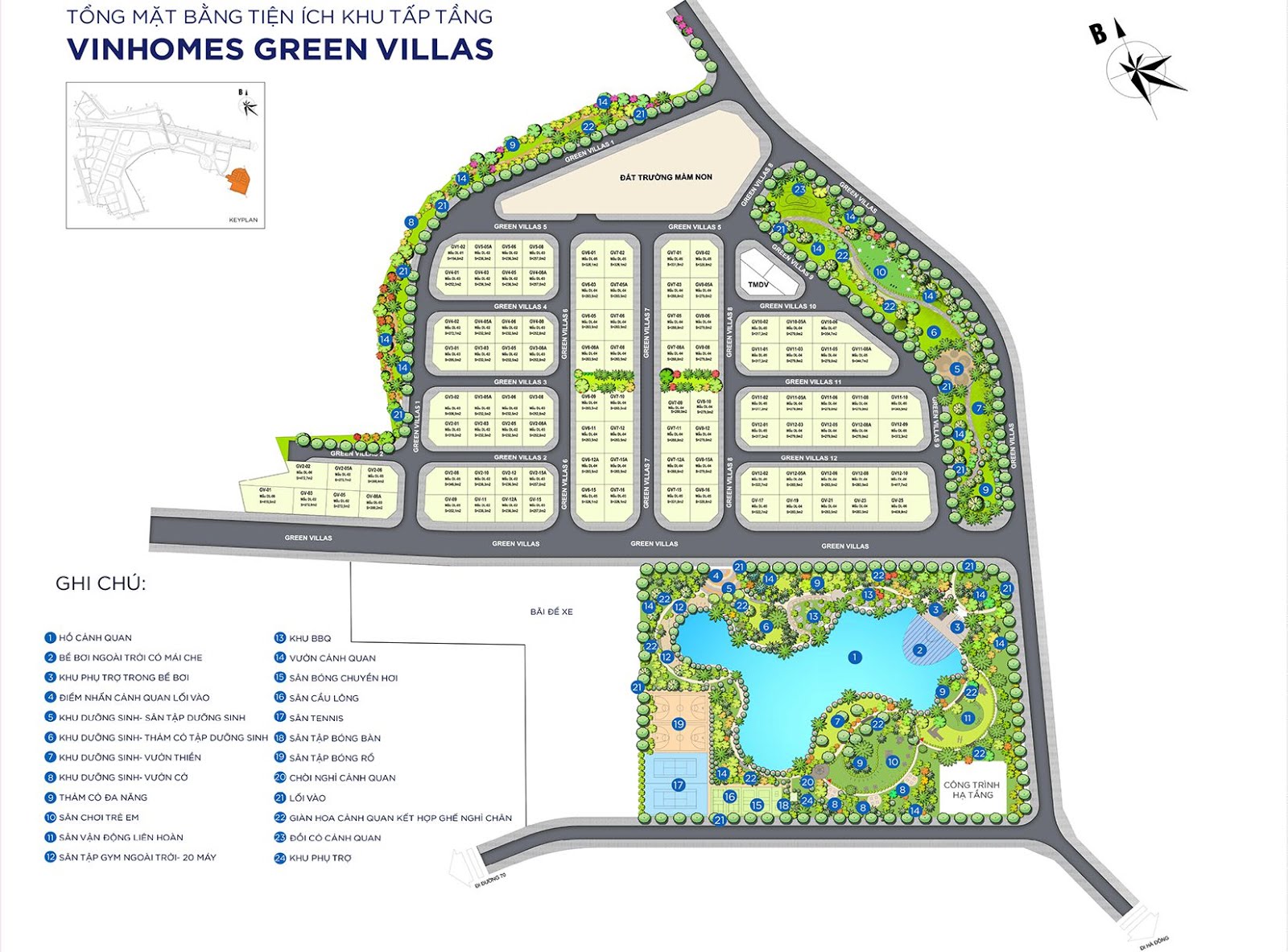 Vinhomes Green Villas - Biệt thự Vinhomes Smart City Tây Mỗ Đại Mỗ