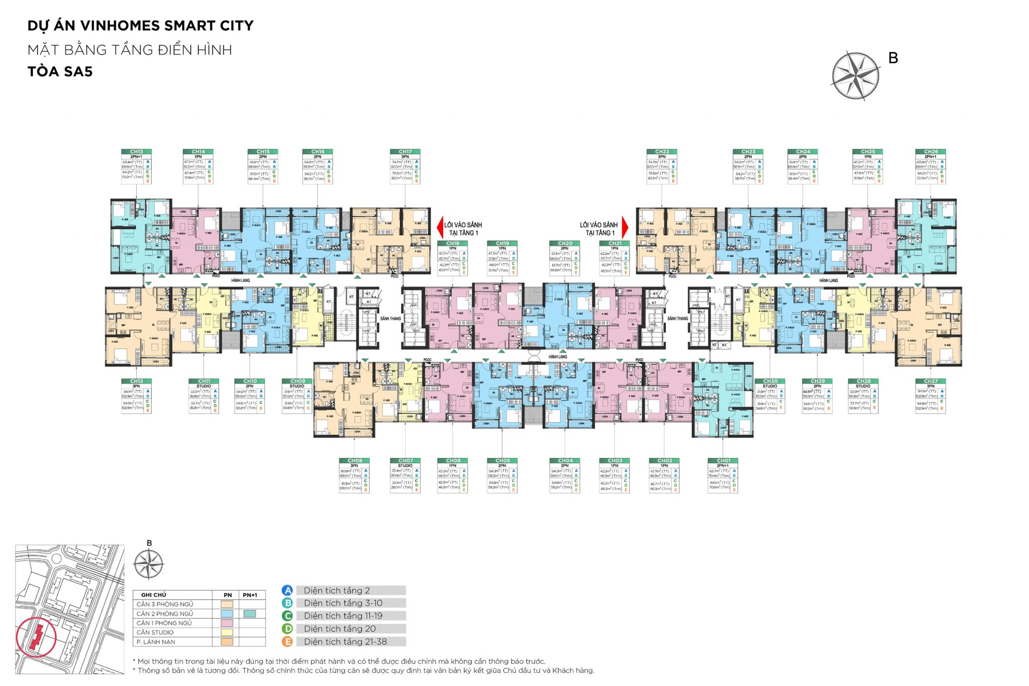 Toà SA5 Phân khu The Sakura Vinhomes Smart City