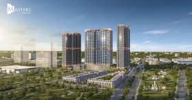 Masteri Lakeside có mật độ xây dựng cao