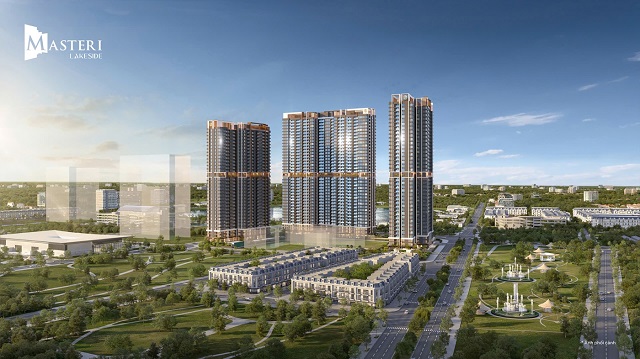 Masteri Lakeside có mật độ xây dựng cao