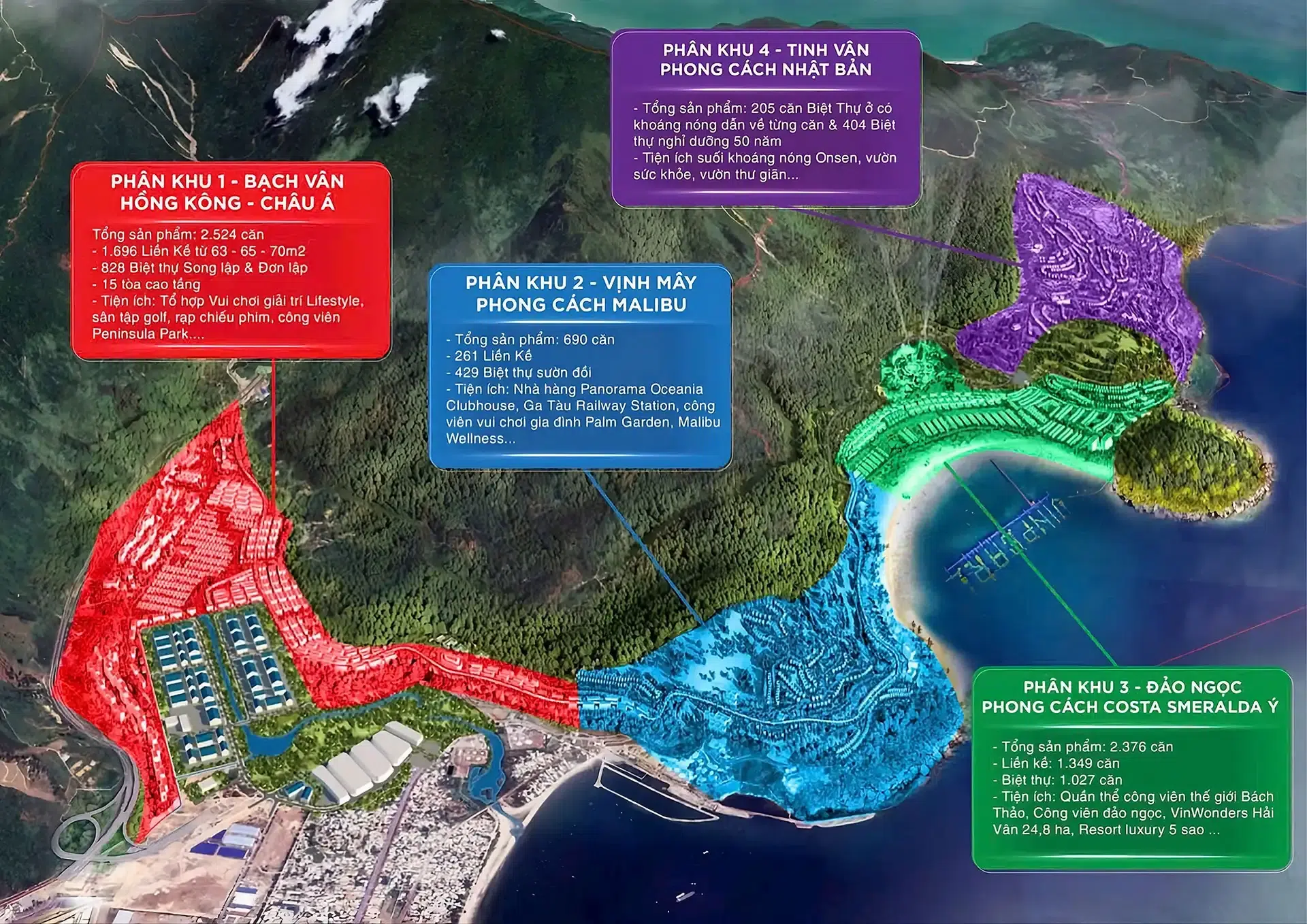 Cac phan khu tai Vinhomes Haivan Bay