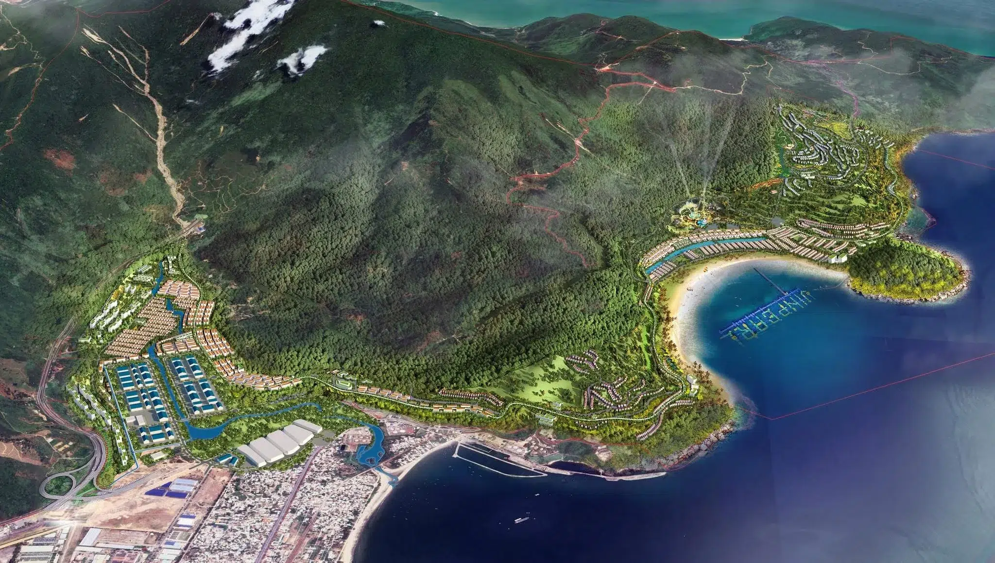 Phoi canh du an vinhomes hai van bay