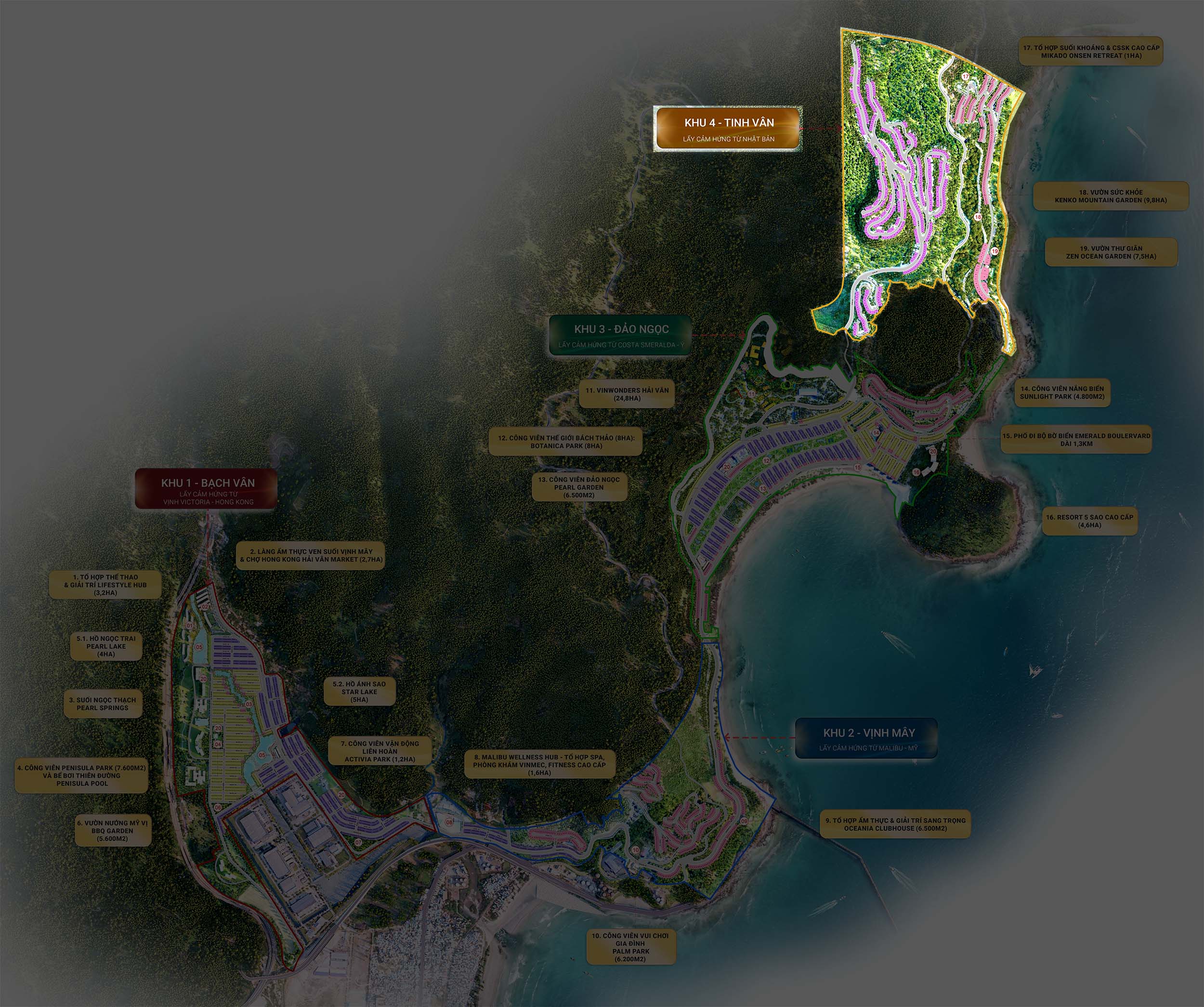 Vi tri phan khu tinh van vinhomes hai van bay