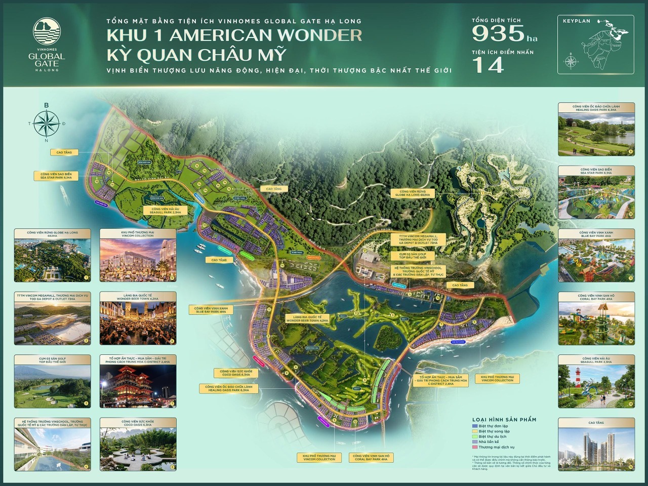 Mat bang phan khu chau my vinhomes global gate ha long