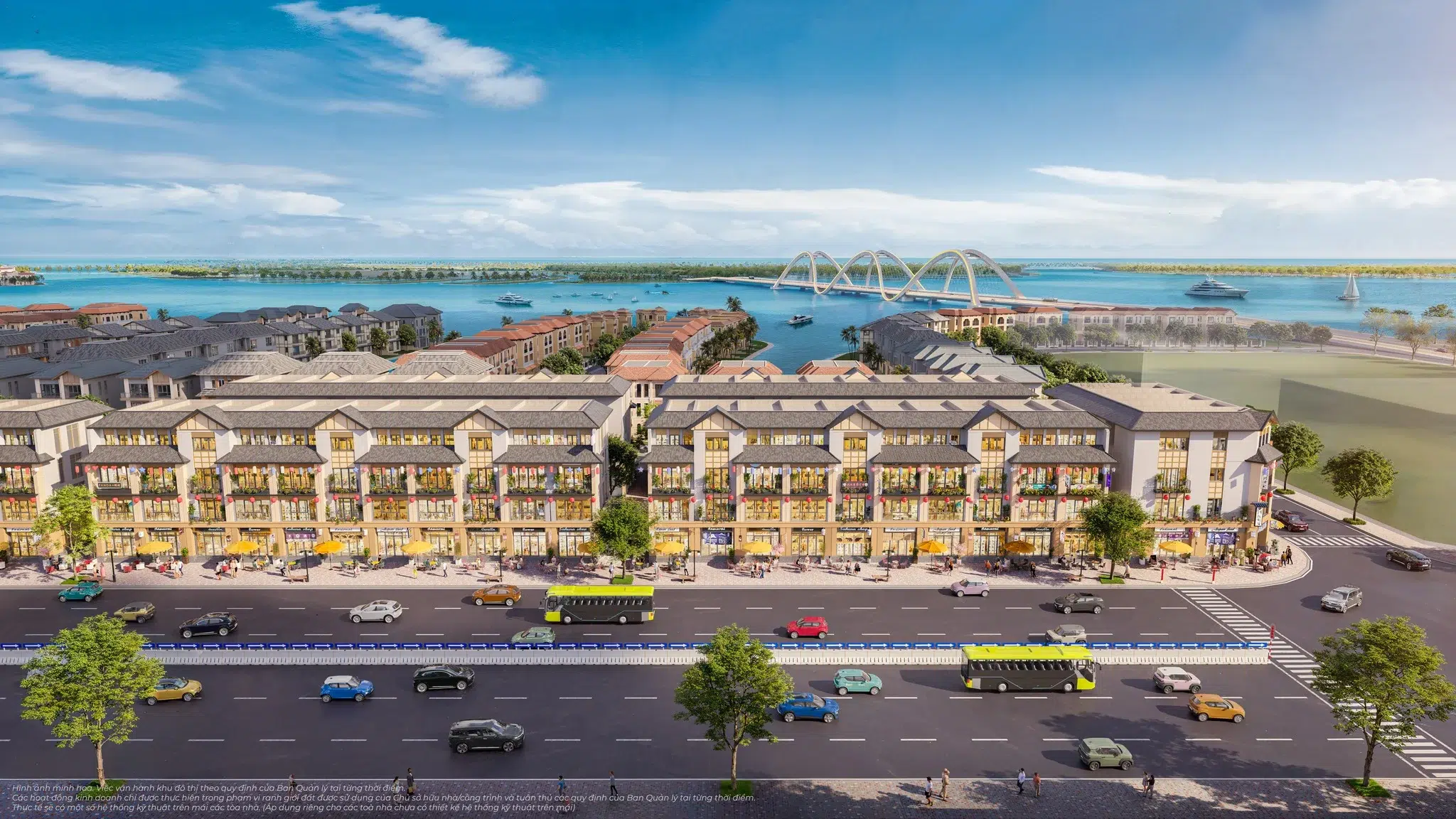 Shophouse boulevard prime green paradise can gio