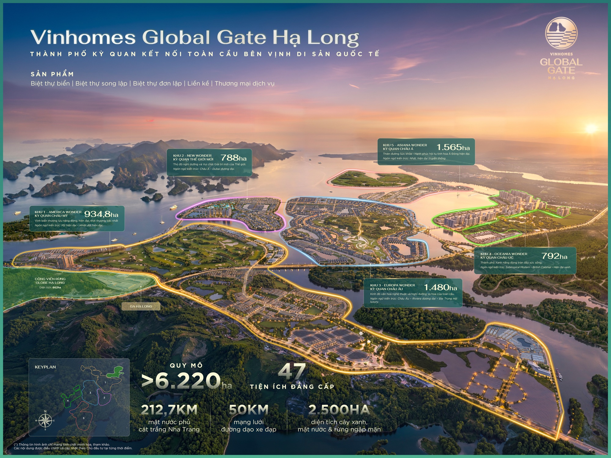 Tong the vinhomes global gate ha long